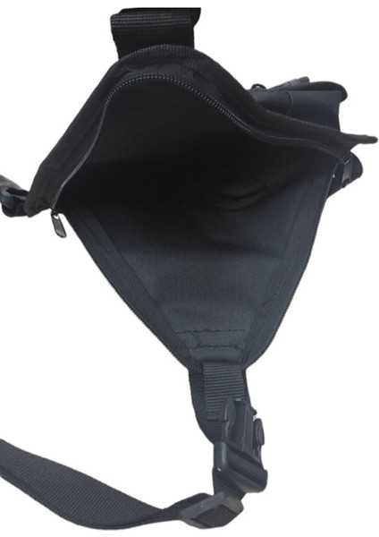 Çok Bölmeli Siyah Taktik Bel-Göğüs-Bacak Çantası fırsatları