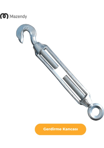 M24 Galvanizli Gerdirme Kanca Askı ve Tel Halat Gergi (1 Adet) fırsatları