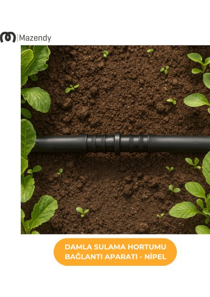 Damla Sulama Ekleme Nipeli 20'lik - Dayanıklı ve Kolay Montajlı Bağlantı Parçası (200 Adet) modelleri