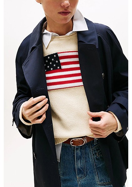 Kadın Pamuklu Normal Kesim Kısa Mavi Mont WW0WW45618DW5 fırsatları