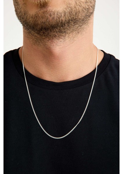 925 Ayar Gümüş Unisex Gurmet Zincir Kolye 1.7 mm 60 cm fiyatları
