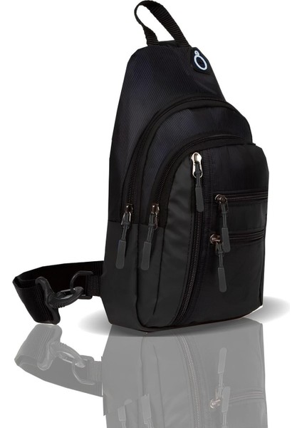 Suya Dayanıklı, USB Çıkışlı, Bel, Çapraz Omuz ve Göğüs Çantası, Siyah Renk fiyatları