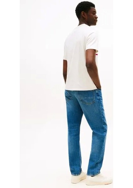 Erkek Americana Renk Bloklu Sarı T-Shirt MW0MW39845Z00 modelleri