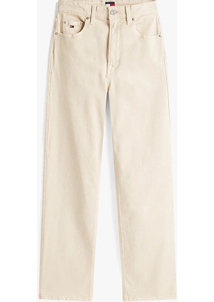 Kadın Layla Yüksek Bel Dar Paça Bej Pantolon DW0DW20997ACH indirimleri