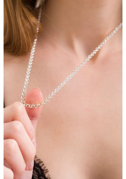 925 Ayar Gümüş Unisex Doc Zincir Kolye 4.00 mm fiyatları