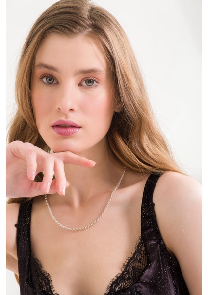 925 Ayar Gümüş Unisex Doc Zincir Kolye 4.00 mm modelleri