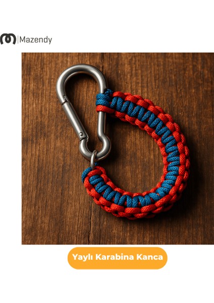 6X60 mm Düz Yaylı Karabina Kanca 5 Adet Paslanmaz Çelik Aparat fırsatları