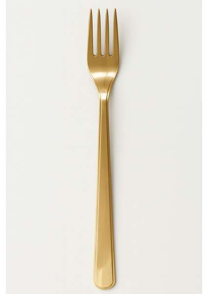 Plastik Çatal Gold 18CM - 25 Adet modelleri