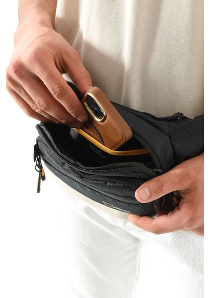 Siyah Bel ve Göğüs Çantası, Şık ve Kullanışlı Tasarım, Rahat Taşıma Seçeneği fırsatları