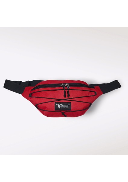 Kırmızı Unisex Bel Çantası, Rahat ve Şık Hip Pack Tasarımı fiyatları