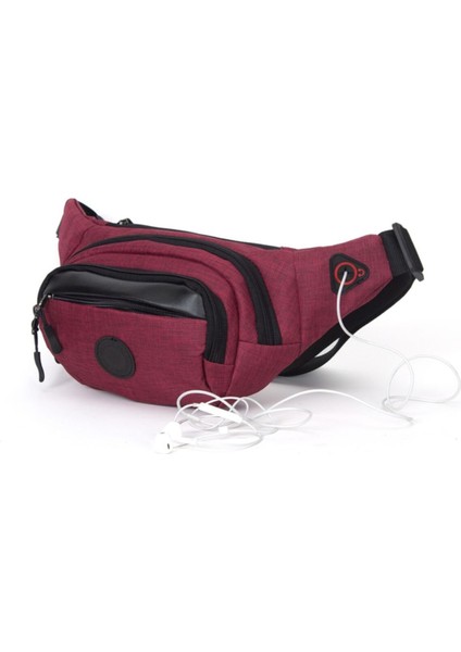 Bordo Su Geçirmez Bel ve Çapraz Askılı Çanta, Şık ve Kullanışlı Tasarım, NP153 modelleri