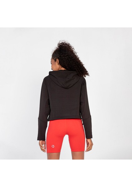 Start Kadın Siyah Sweatshirt