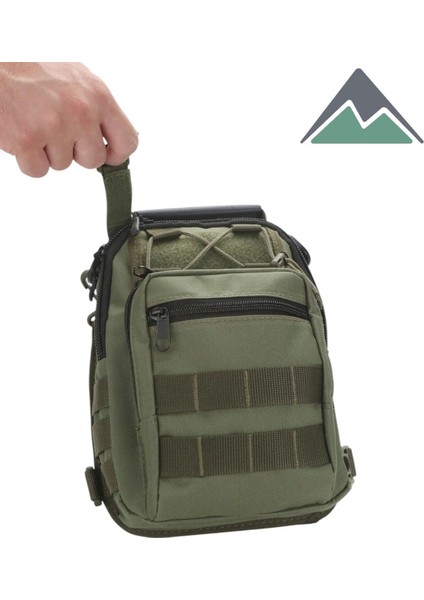 Haki Renkli Çok Amaçlı Taktikal Çanta, Dayanıklı ve Şık Tasarım modelleri