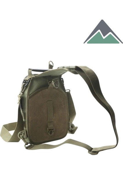Haki Renkli Çok Amaçlı Taktikal Çanta, Dayanıklı ve Şık Tasarım fırsatları