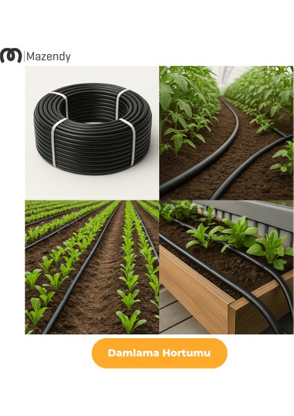 16 mm 100 M 20 cm Delik Aralıklı Damla Sulama Hortumu Tekli fiyatları