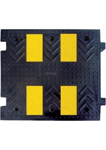 Kauçuk Hız Kesici, Yol Kasisi 50 x 50 x 4,5 cm