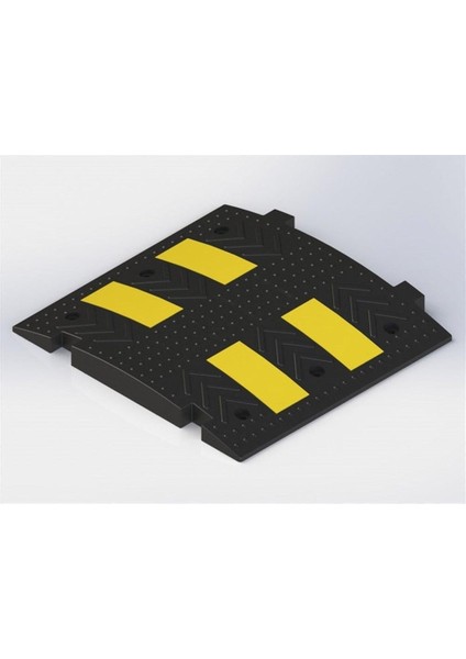 Kauçuk Hız Kesici, Yol Kasisi 50 x 50 x 4,5 cm fırsatları