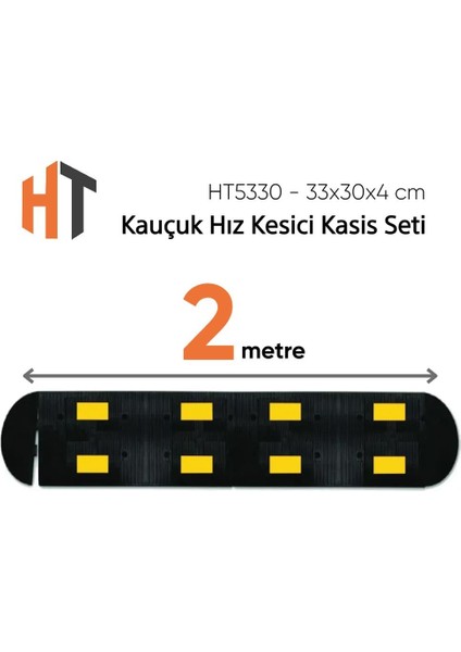 Kauçuk Hız Kesici Kasis Seti 2 Metre - Eko