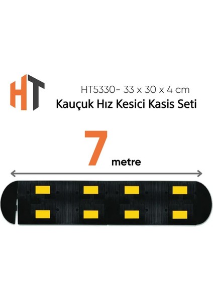 Kauçuk Hız Kesici Kasis Seti 7 Metre - Eko