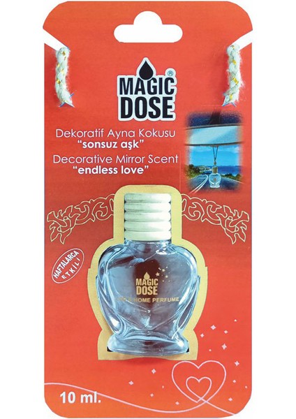 Autokit Magic Dose Dekoratif Ayna Kokusu Sonsuz Aşk 10ML