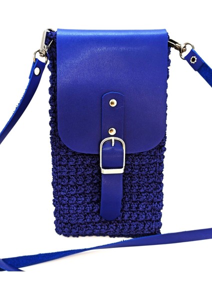 El Yapımı Lacivert Telefon ve Mini Bel Çantası, Şık ve Kullanışlı Tasarım fiyatları