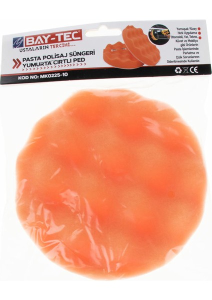 Pasta Polisaj Süngeri Yumurta Cırtlı Ped MK0225-10 modelleri