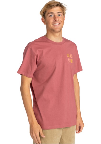 Side Shot Tees Erkek Kırmızı Tişört