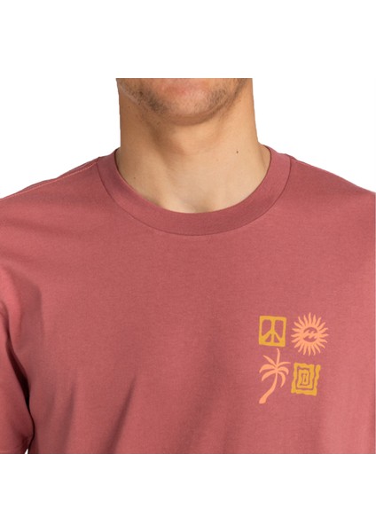 Side Shot Tees Erkek Kırmızı Tişört