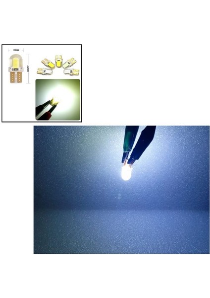 ( 5 x Adet ) 1 Set LED T10 Dipsiz Ampul 12V Sılıcon Canbus Smd LED Silika Whıte (Dipsiz Ampul Silikon LED Beyaz) modelleri