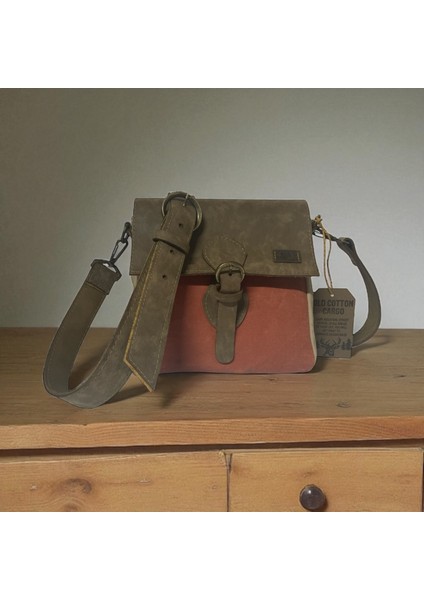 Kaliteli Su Geçirmez Unisex Küçük Kanvas Günlük Postacı Çantası 20 cm x 20 cm