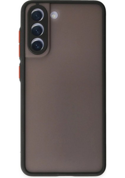 Samsung Galaxy S21 Fe Kılıf Montreal Silikon Kapak - Siyah