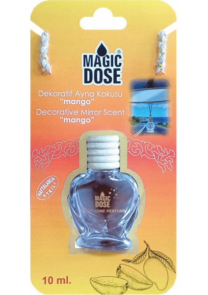 Autokit Magic Dose Dekoratif Ayna Kokusu Mango 10ML