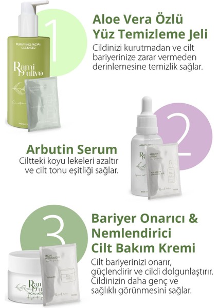 Hassas Ciltler İçin Cilt Bakım Seti – Arbutin Serum, Temizleyici ve Nemlendirici 21 x 2 ml fiyatları