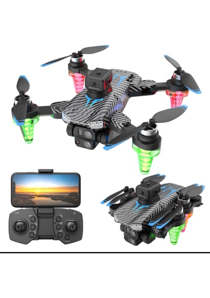 Aerial Drone C195 Model - Hafif Yapı, Engel Aşabilen, Akıllı ve Uzun Pil Ömürlü Drone