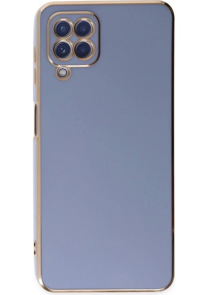 Samsung Galaxy A12 Kılıf Volet Silikon - Mavi fiyatları