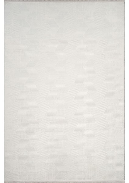 Halı Safran 8141 Ekru Yumuşak Dokulu Düz Desenli Dokuma Modern Kaliteli Şık Halı