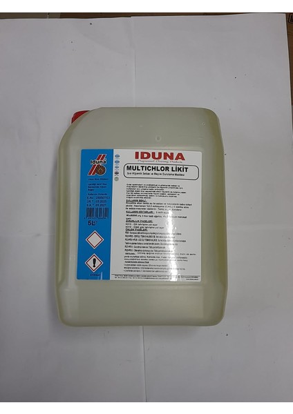 Multıchhlor Likit(Sıvı Hijyenik Sebze ve Meyve Durulama Maddesi)