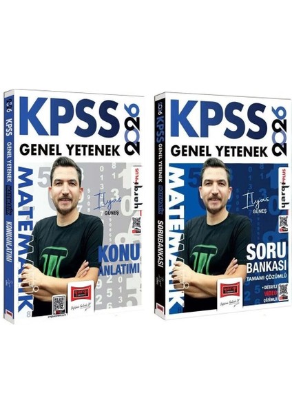 Yargı 2026 Kpss Matematik Konu + Soru Bankası 2 Li Set - Ilyas Gü