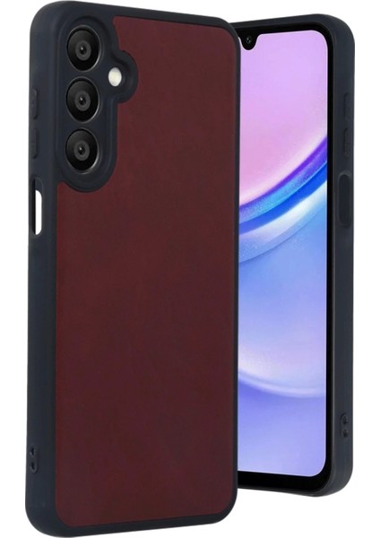 Samsung Galaxy M15 Kılıf Aras Deri Kapak - Bordo fiyatları