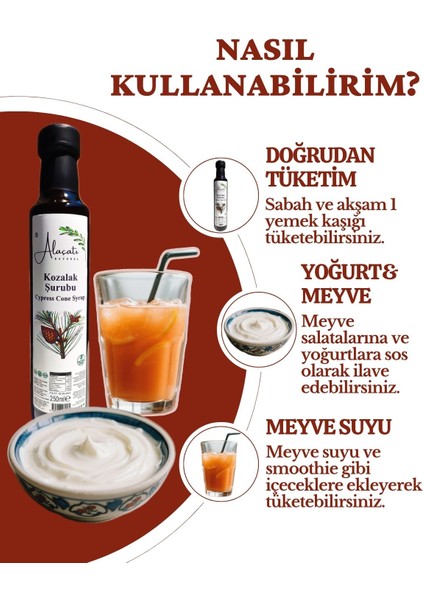 Servi Kozalak Şurubu 250 ml modelleri