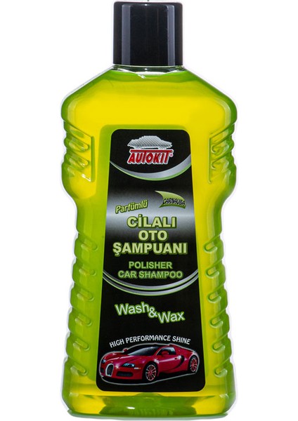 Autokit Cilalı Oto Şampuan 1lt
