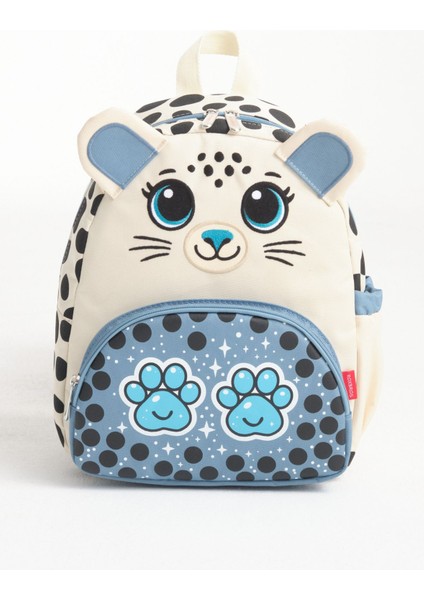 Kar Leoparı Anaokulu Çantası - Kreş ve Okul Öncesi Sırt Çantası Kız Çocuk & Erkek Çocuk Okul Çantası