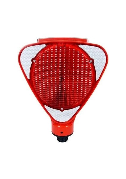 Solar Kırmızı Üçgen Flaşörlü Klasik Kedi Gözlü Trafik Konisi Seti fiyatları