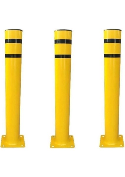 Metal Delinatör Kulaksız Sarı-Siyah 3'lü Set