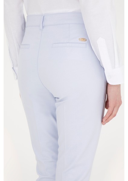 Kadın Açık Mavi Pantolon (Kanvas-Chino) 50281742-Vr003
