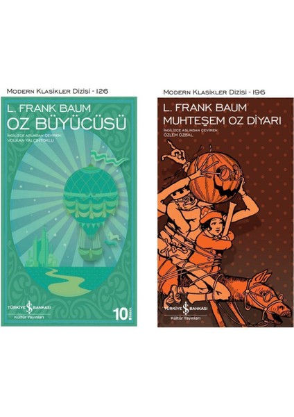Oz Büyücüsü + Muhteşem Oz Diyarı 2 Kitap Set - L. Frank Baum