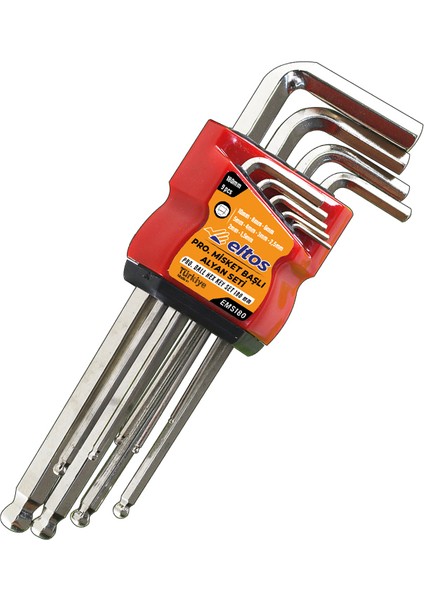 Eltos EMS180 Alyan Seti 9 Parça 180 mm Misket