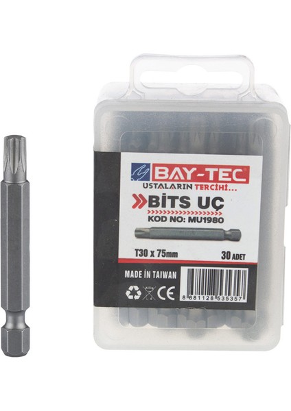 Torks Bits Uç T30X75 MU1980 fiyatları