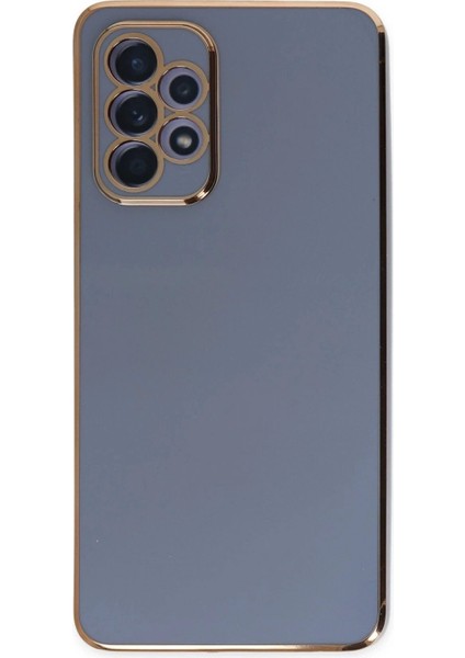 Samsung Galaxy A52 Kılıf Volet Silikon - Mavi