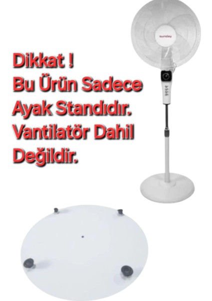 Sunday Erciyes Vantilatör Ayak Standı (Beyaz)